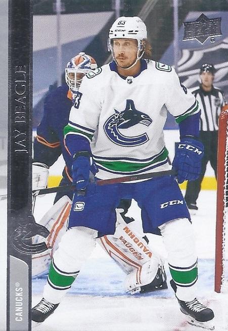 Jay Beagle #634 Vancouver Canucks | 2020-21 Upper Deck