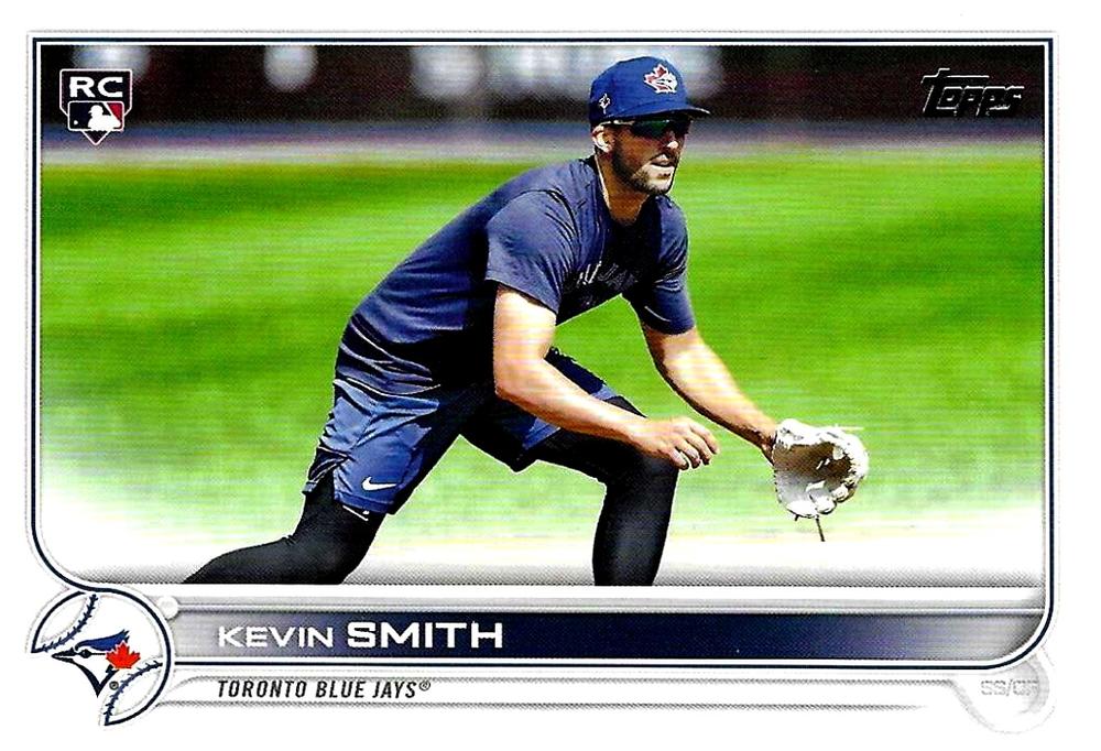Kevin Smith #636 Toronto Blue Jays (Fielding, practice uniform) | 2022 Topps