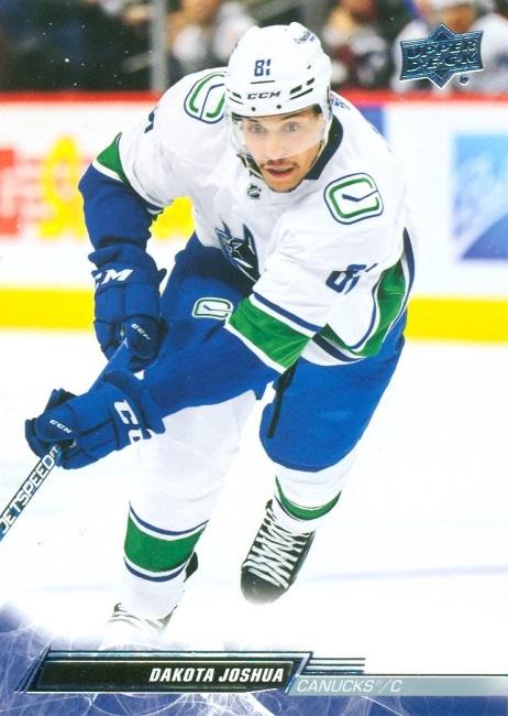 Dakota Joshua #637 Vancouver Canucks | 2022-23 Upper Deck