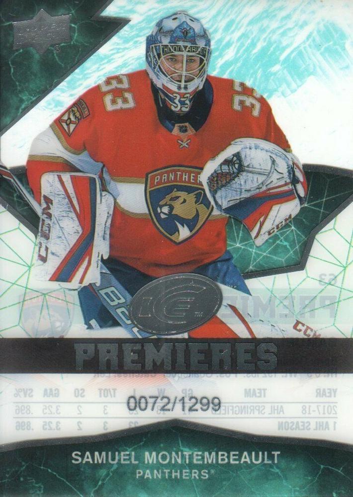 Samuel Montembeault #63 Florida Panthers | 2018-19 Upper Deck Ice
