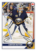 Carter Hutton #63 Buffalo Sabres | 2019-20 Topps NHL Sticker Collection