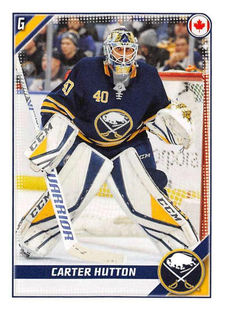 Carter Hutton #63 Buffalo Sabres | 2019-20 Topps NHL Sticker Collection