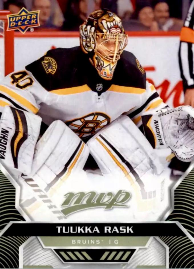 Tuukka Rask #63 Boston Bruins | 2020-21 Upper Deck MVP