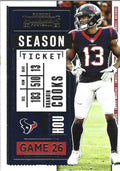 Brandin Cooks #63 Houston Texans | 2020 Panini Contenders |  | NFL Football