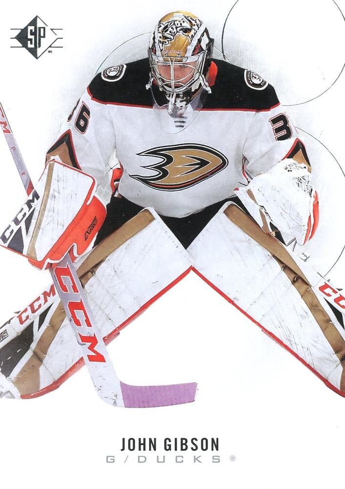 John Gibson #63 Anaheim Ducks | 2020-21 SP