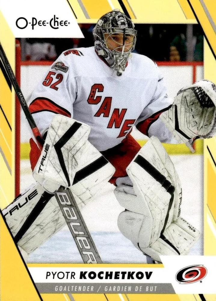 Pyotr Kochetkov #63 Carolina Hurricanes | 2023-24 O-Pee-Chee Yellow Border