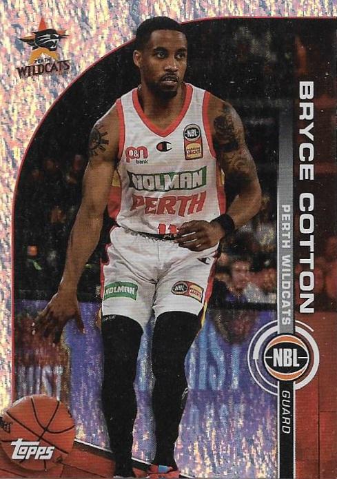 Bryce Cotton #63 Perth Wildcats | 2023-24 Topps NBL - Opal Parallel