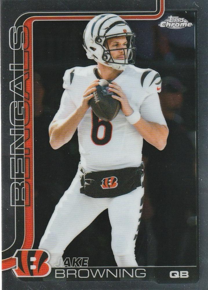 Jake Browning #63 Cincinnati Bengals | 2025 Topps Chrome | NFL Football