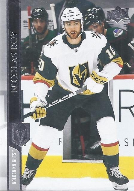 Nicolas Roy #642 Vegas Golden Knights | 2020-21 Upper Deck