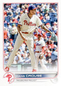 Hans Crouse #642 Philadelphia Phillies (Factory set, white outline around RC logo) | 2022 Topps