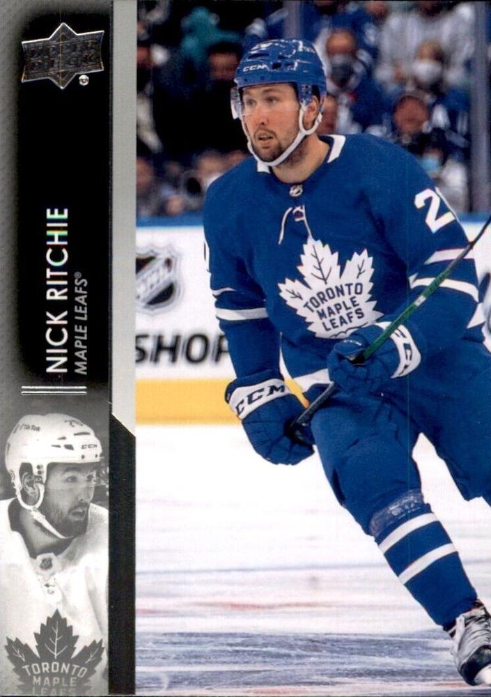 Nick Ritchie #645 Toronto Maple Leafs | 2021-22 Upper Deck