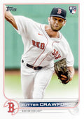 Kutter Crawford #645 Boston Red Sox (Factory set, white outline around RC logo) | 2022 Topps