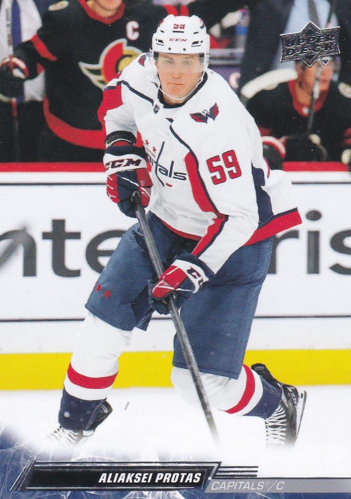 Aliaksei Protas #648 Washington Capitals | 2022-23 Upper Deck