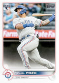Yohel Pozo #649 Texas Rangers (Factory set, white outline around RC logo) | 2022 Topps