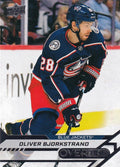 Oliver Bjorkstrand #64 Columbus Blue Jackets | 2020-21 Upper Deck Overtime