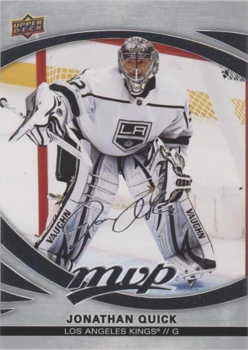 Jonathan Quick #64 Los Angeles Kings | 2023-24 Upper Deck MVP Silver Script