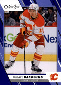 Mikael Backlund #64 Calgary Flames | 2023-24 O-Pee-Chee Blue Border