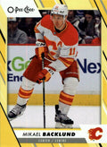Mikael Backlund #64 Calgary Flames | 2023-24 O-Pee-Chee Yellow Border