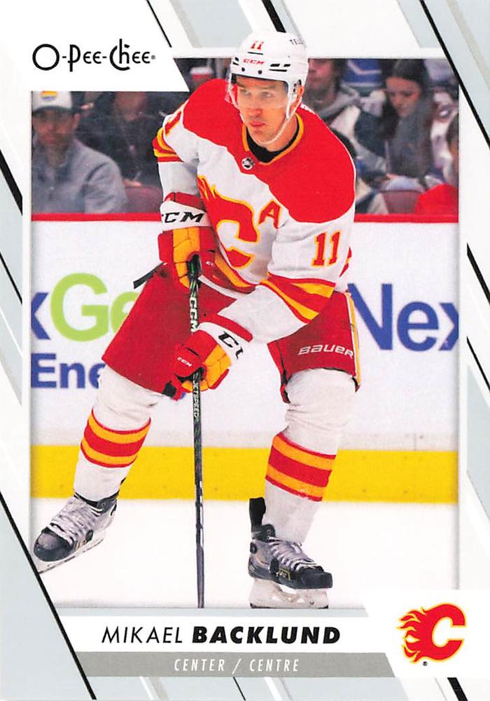 Mikael Backlund #64 Calgary Flames | 2023-24 O-Pee-Chee Hockey