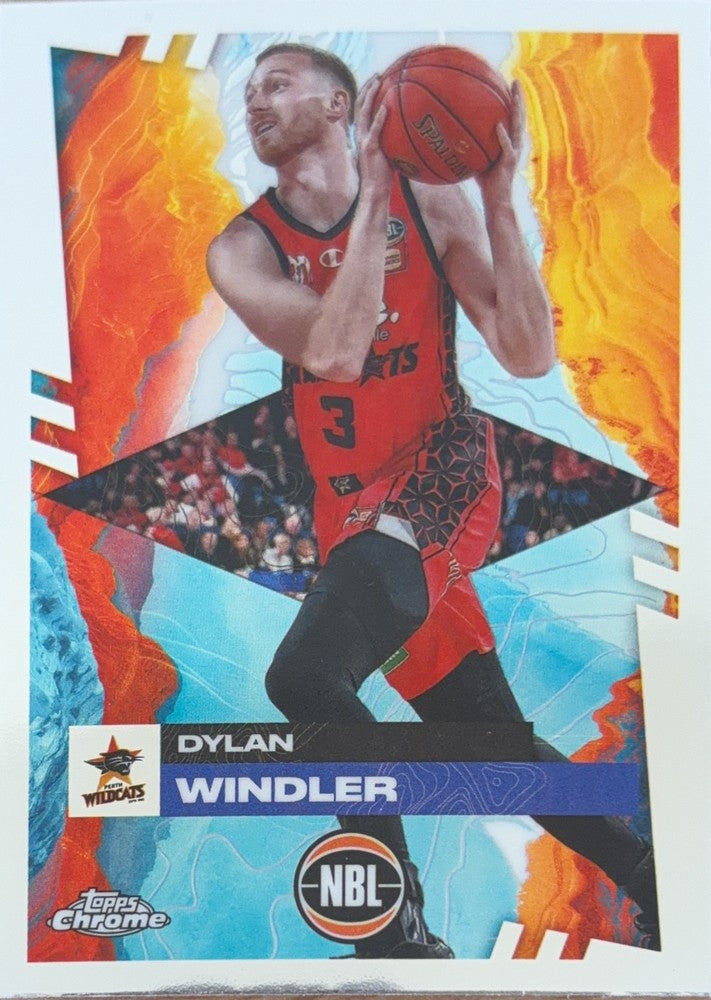 Dylan Windler #64 Perth Wildcats | 2024-25 Topps Chrome NBL (front)
