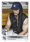 Giancarlo Stanton #650 New York Yankees (Sitting in dugout) | 2022 Topps