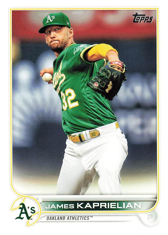 James Kaprielian #651 Oakland Athletics | 2022 Topps