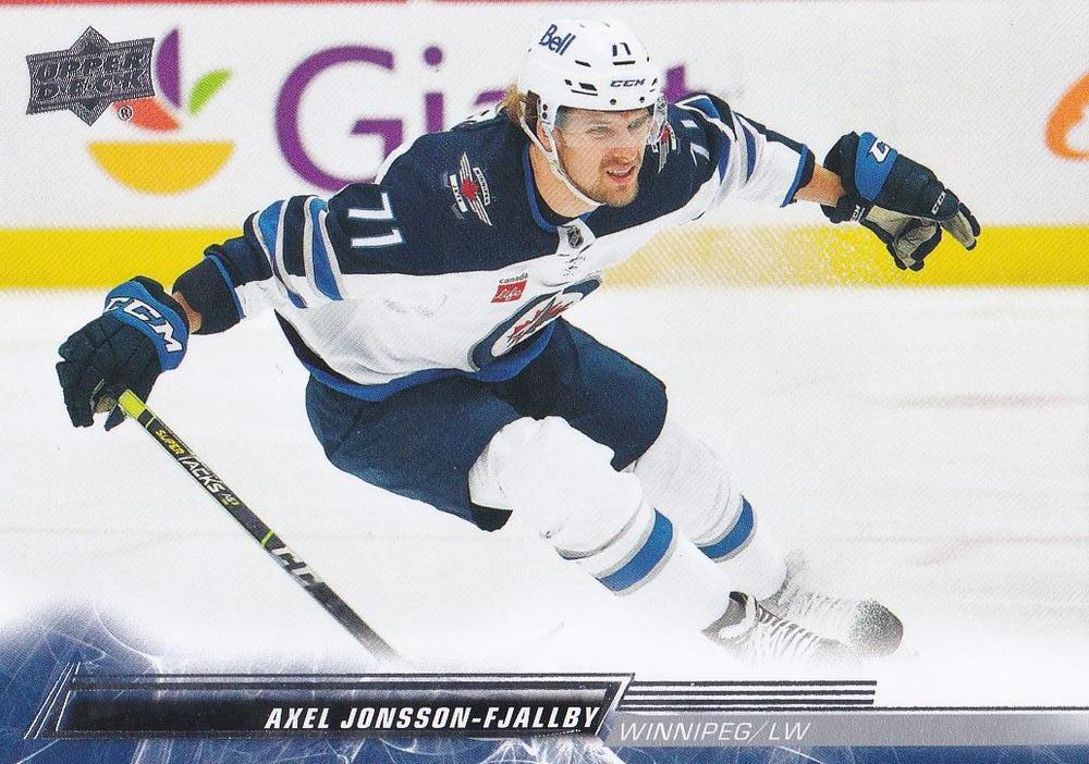 Axel Jonsson-Fjallby #652 Winnipeg Jets | 2022-23 Upper Deck