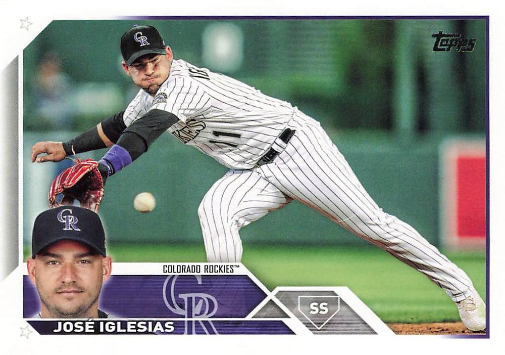 José Iglesias #653 Colorado Rockies | 2023 Topps
