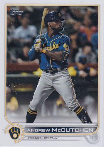 Andrew McCutchen #655 Milwaukee Brewers (Milwaukee Brewers) | 2022 Topps