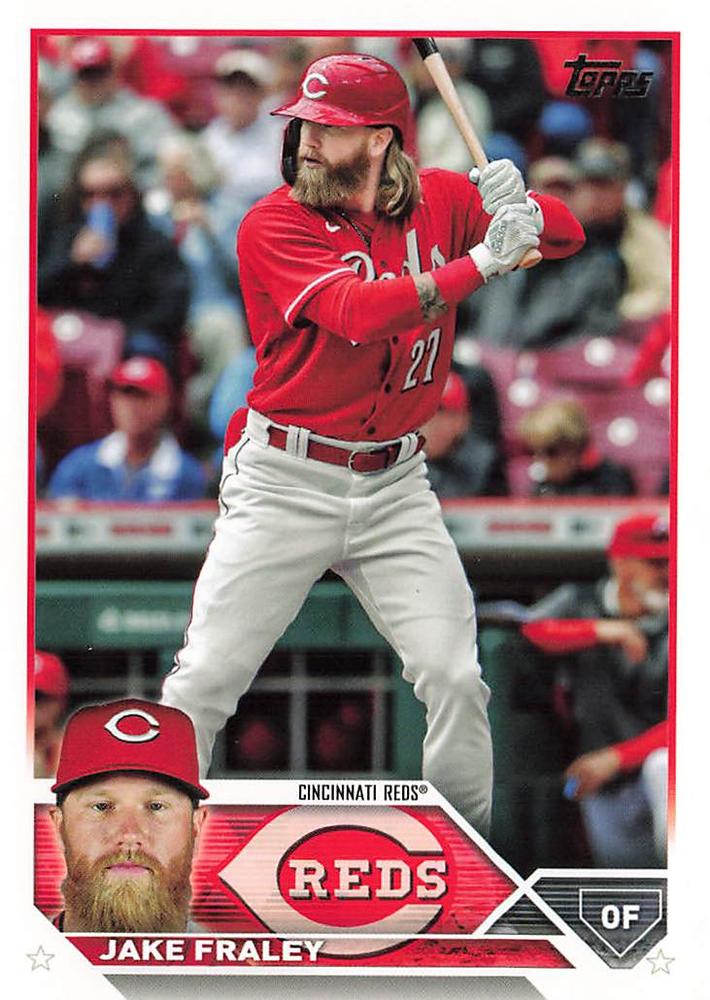 Jake Fraley #657 Cincinnati Reds | 2023 Topps