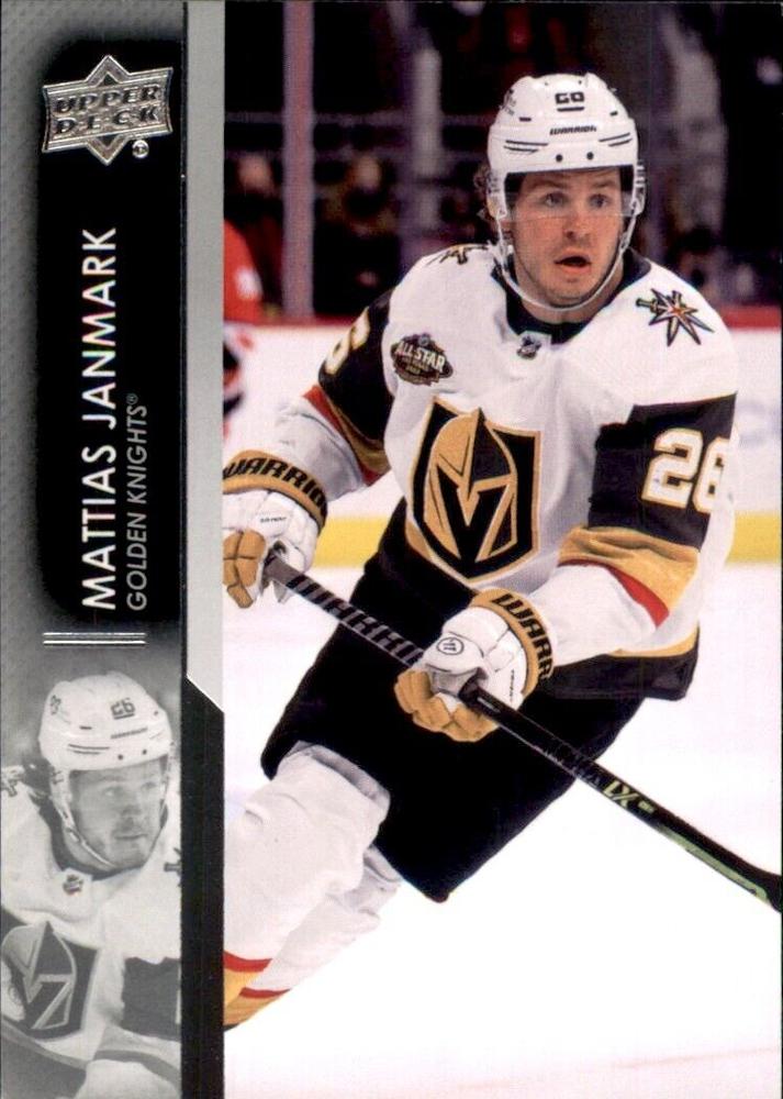 Mattias Janmark #658 Vegas Golden Knights | 2021-22 Upper Deck