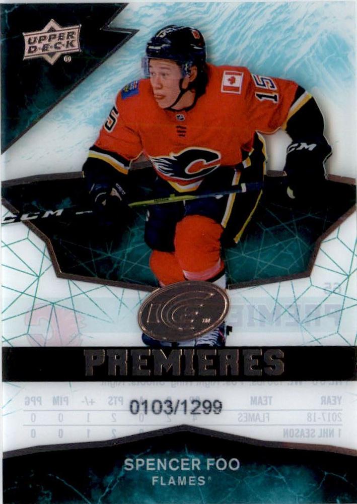 Spencer Foo #65 Calgary Flames | 2018-19 Upper Deck Ice