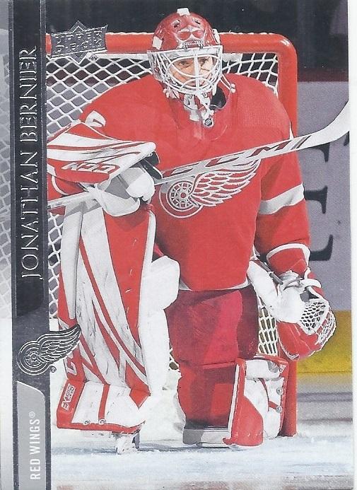 Jonathan Bernier #65 Detroit Red Wings | 2020-21 Upper Deck