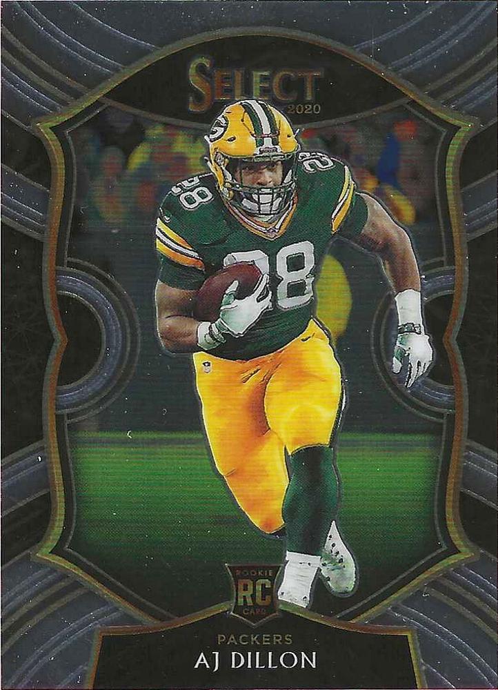 AJ Dillon #65 Green Bay Packers | 2020 Panini Select |  | NFL Football