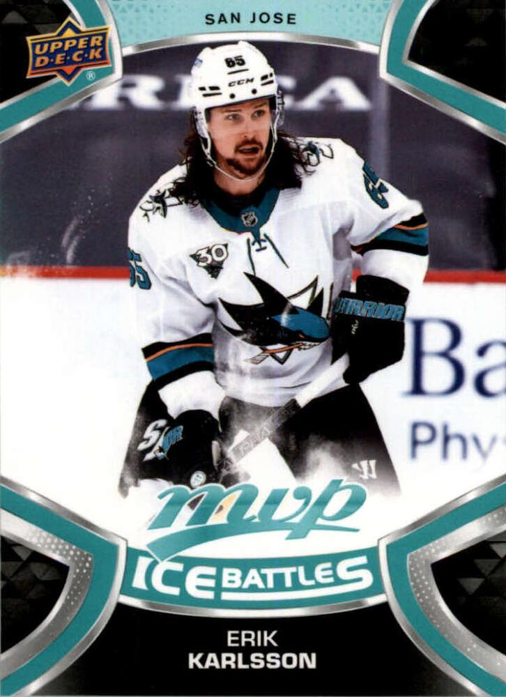 Erik Karlsson #65 San Jose Sharks | 2021-22 Upper Deck MVP Ice Battles