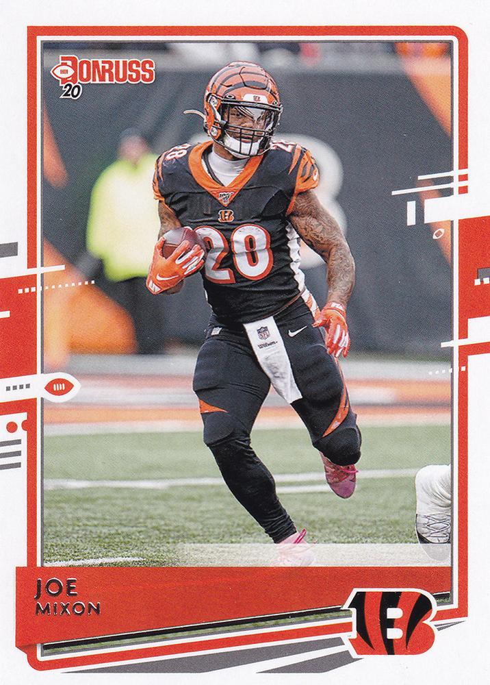 Joe Mixon #66 Cincinnati Bengals | 2020 Panini Donruss | NFL Football