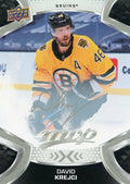 David Krejci #66 Boston Bruins | 2021-22 Upper Deck MVP Silver Script