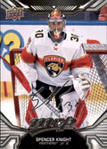 Spencer Knight #66 Florida Panthers | 2022-23 Upper Deck MVP Silver Script