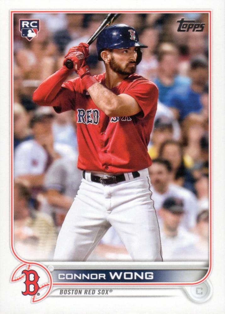 Connor Wong #66 Boston Red Sox (Factory set, Large RC logo) | 2022 Topps
