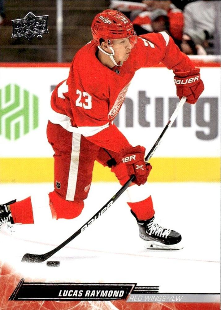 Lucas Raymond #66 Detroit Red Wings | 2022-23 Upper Deck