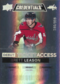 Brett Leason #66 Washington Capitals | 2021-22 Upper Deck Credentials