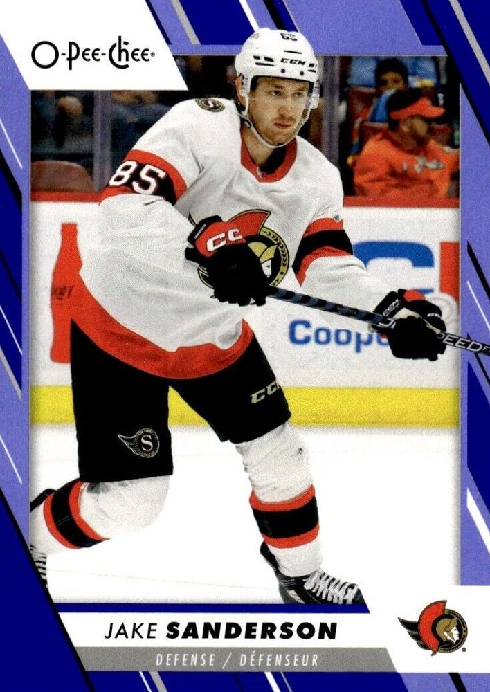 Jake Sanderson #66 Ottawa Senators | 2023-24 O-Pee-Chee Blue Border