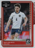 Declan Rice #66 England | 2025-26 Donruss Road to FIFA World Cup Optic Parallel