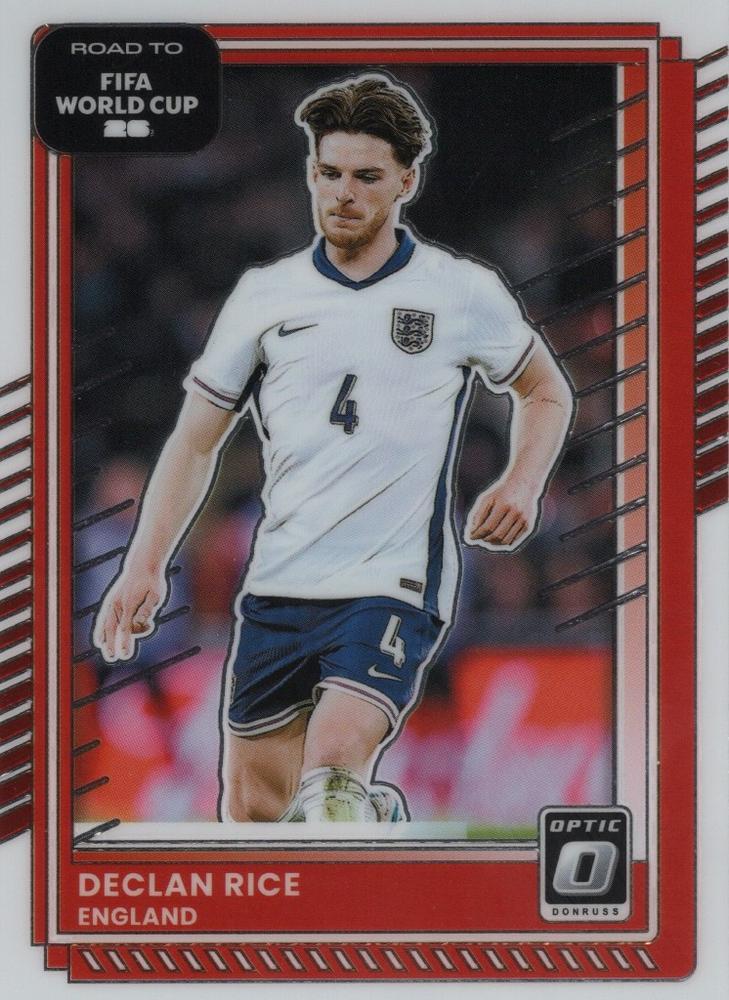 Declan Rice #66 England | 2025-26 Donruss Road to FIFA World Cup Optic Parallel