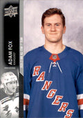 Adam Fox #670 New York Rangers | 2021-22 Upper Deck