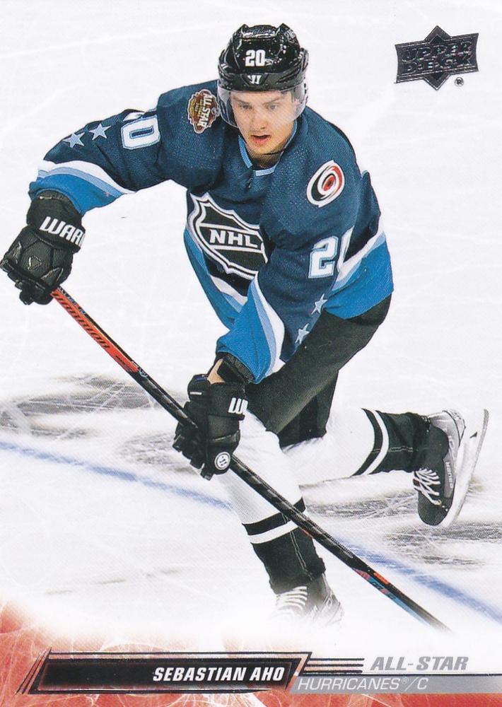Sebastian Aho #677 Carolina Hurricanes | 2022-23 Upper Deck