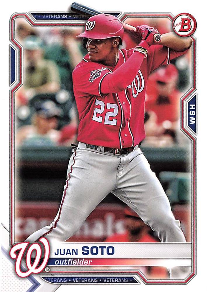 Juan Soto #67 Washington Nationals | 2021 Bowman