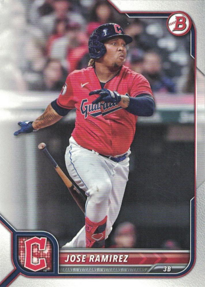 Jose Ramirez #67 Cleveland Guardians | 2022 Bowman