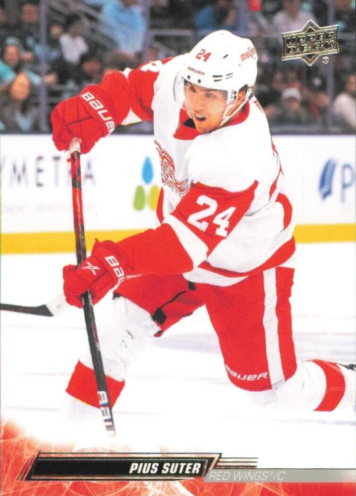 Pius Suter #67 Detroit Red Wings | 2022-23 Upper Deck
