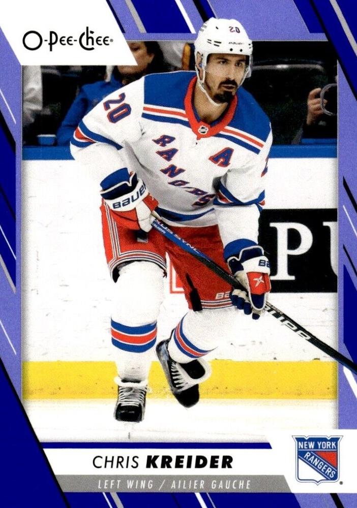 Chris Kreider #67 New York Rangers | 2023-24 O-Pee-Chee Blue Border
